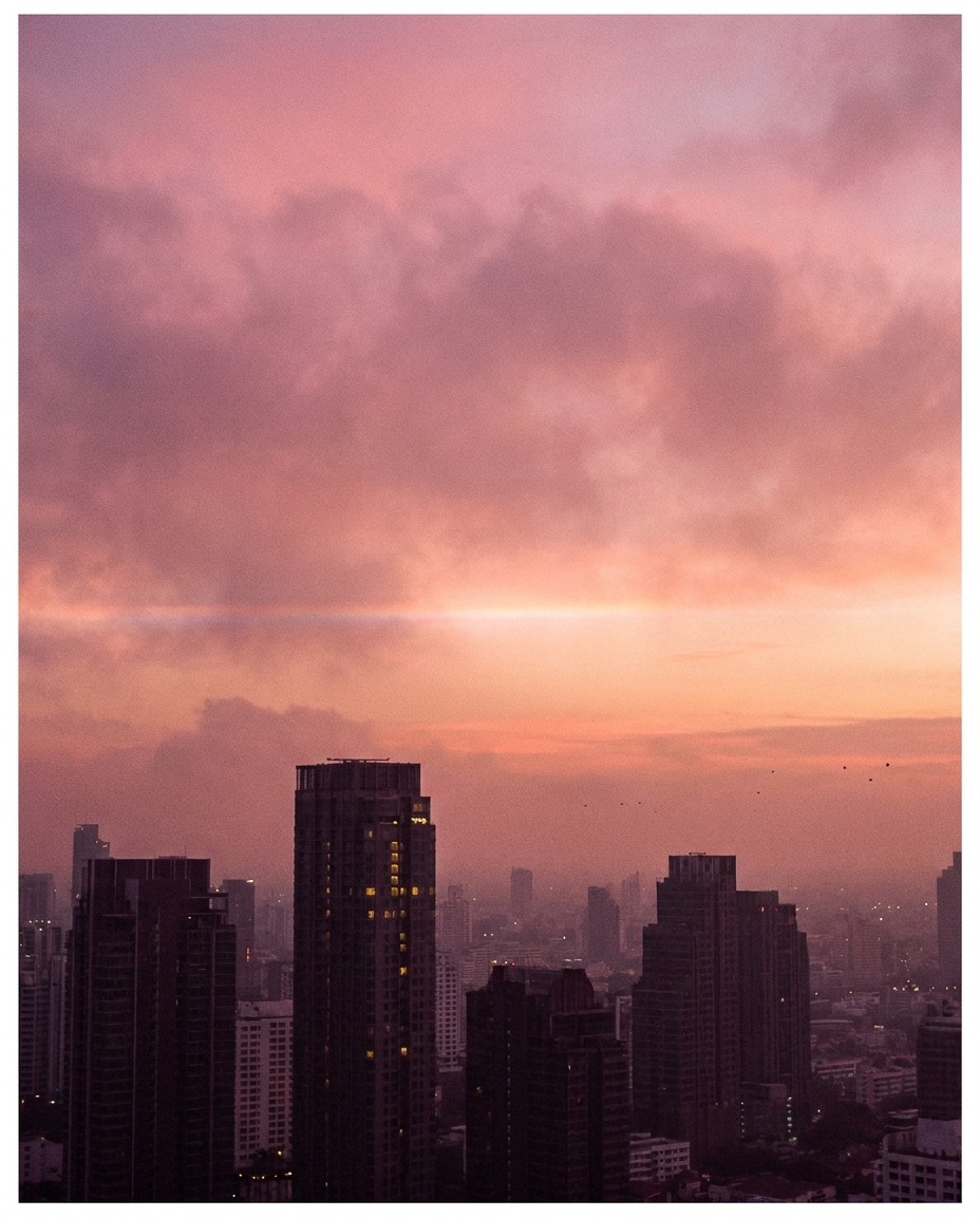 Bangkok skyline at pink dusk — July 2026 house music calendar